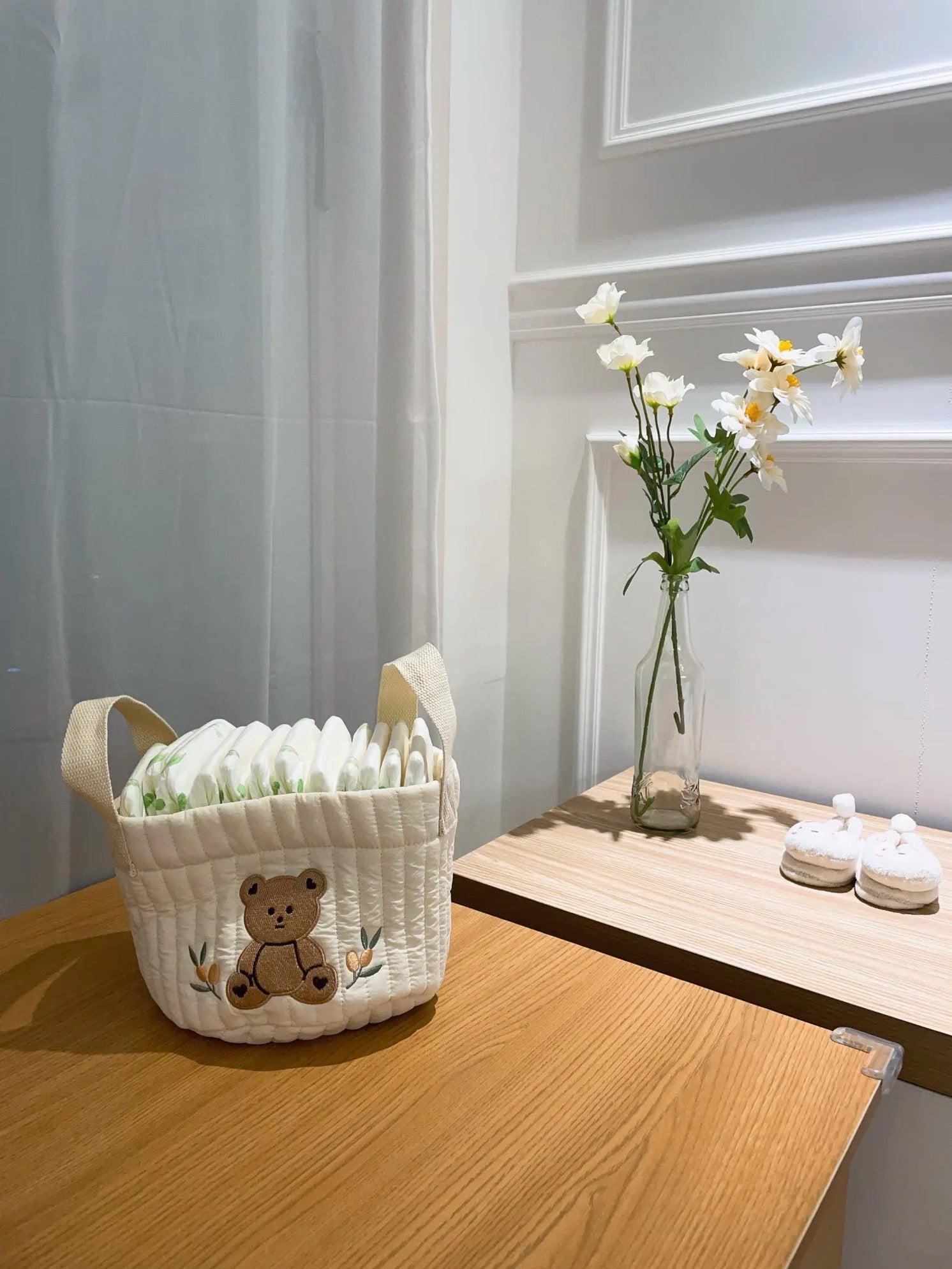 Cesto Organizador para Habitación de Bebé – BUNNY - Minimalist House Shop