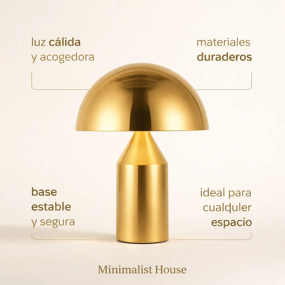 Lámpara Touch Mushroom - Minimalist House Shop