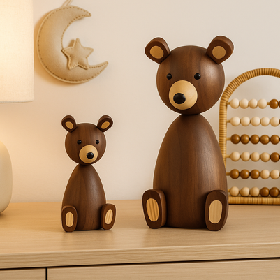 Escultura de Madera Osito