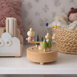 Carrusel Musical de Madera – Parque Encantado - Minimalist House Shop