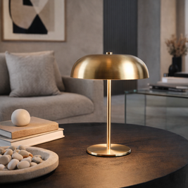 Luminária de Mesa LED Portátil Recarregável USB - Aurum - Minimalist House Shop