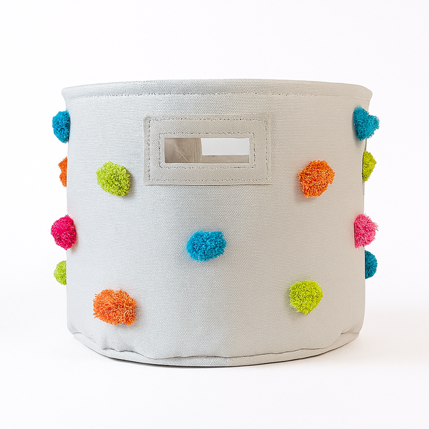 Cesta Organizadora Canvas de Algodón – Bebé