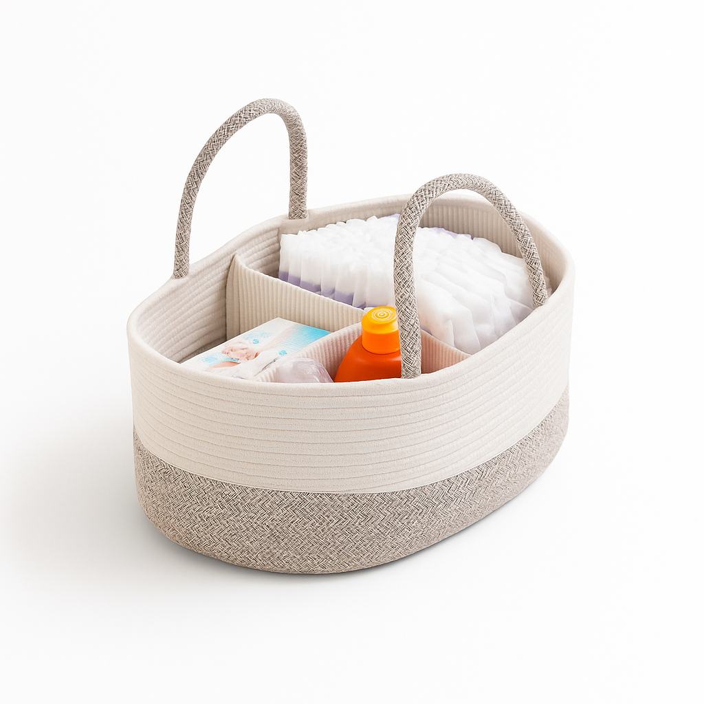 Cesta Organizadora para Habitación Mamá y Bebé - Minimalist House Shop