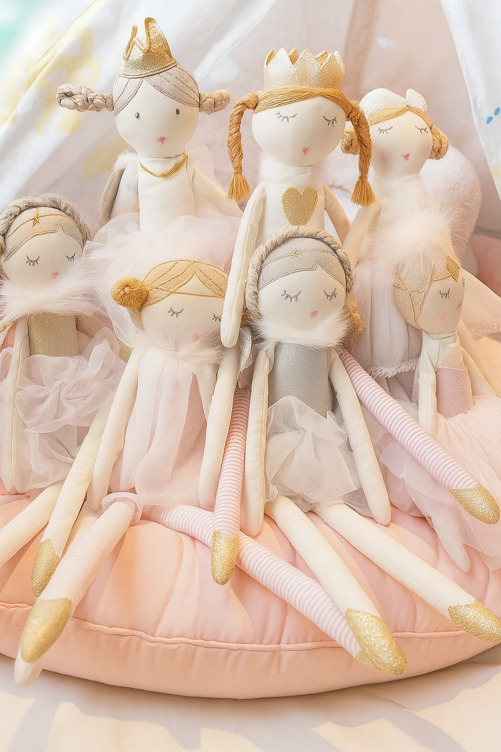 Muñeca de peluche princesa - Minimalist House Shop