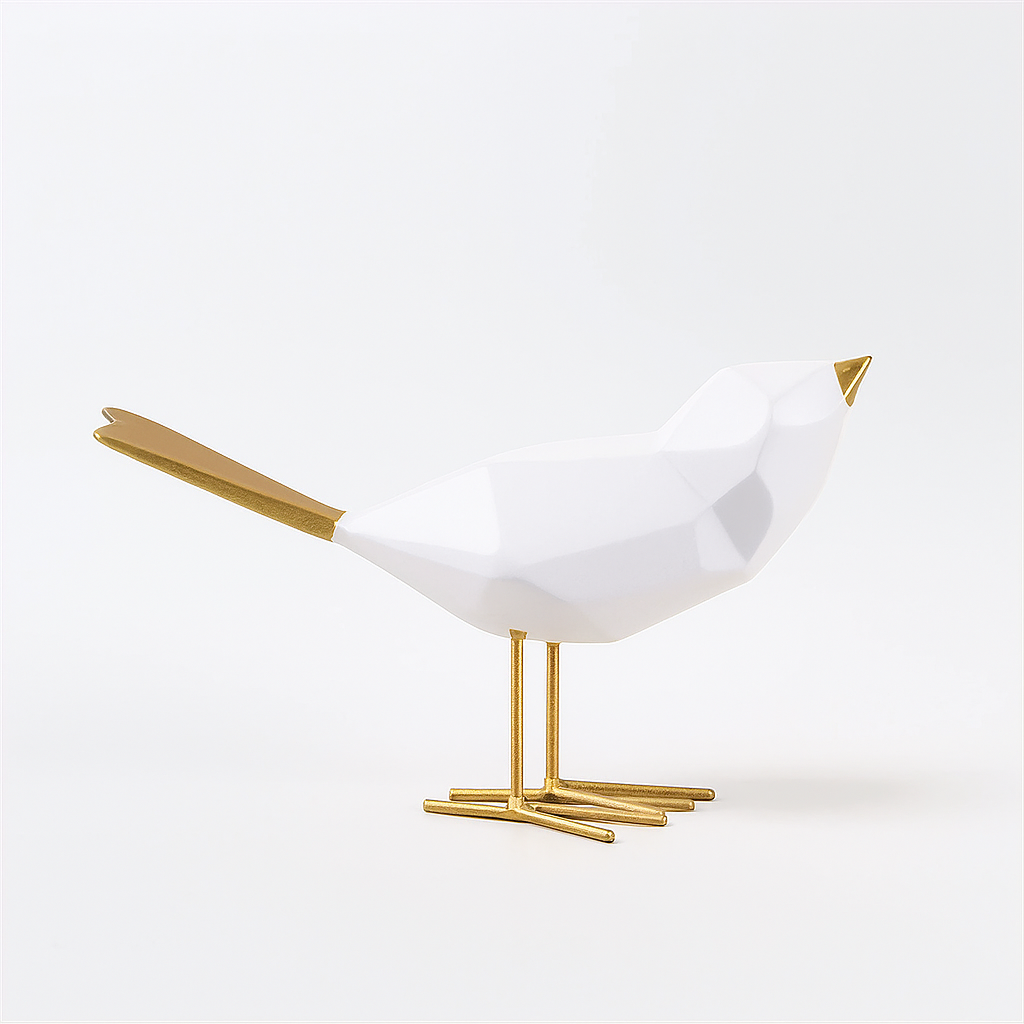 Estatuilla decorativa – Pájaro - Minimalist House Shop