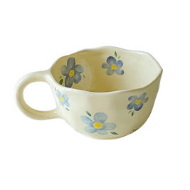 Taza de Cerámica  Margarita Azul