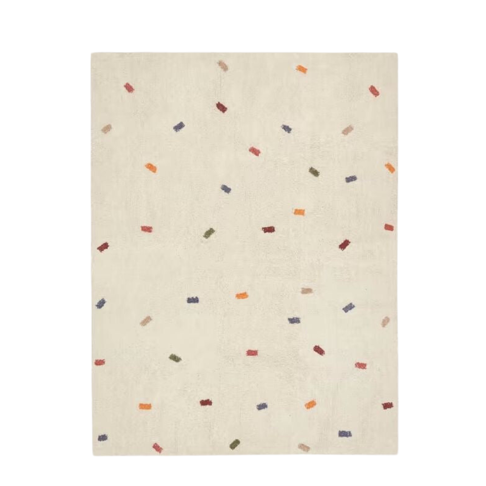 Alfombra infantil da coleção Homebaby da Minimalist House Shop, com design colorido e confortável para quartos de crianças.