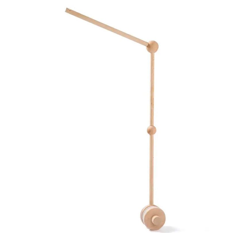 Móvil para Cuna – Cielo en Algodón y Madera