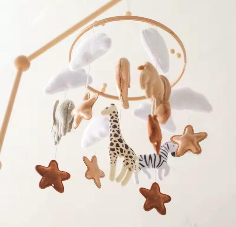Móvil para Cuna – Animal Kingdom - Minimalist House Shop