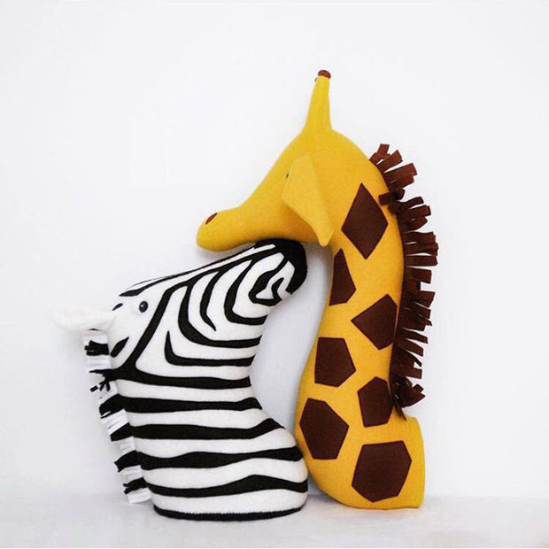 Decoración Infantil de Pared – Zebra y Jirafa
