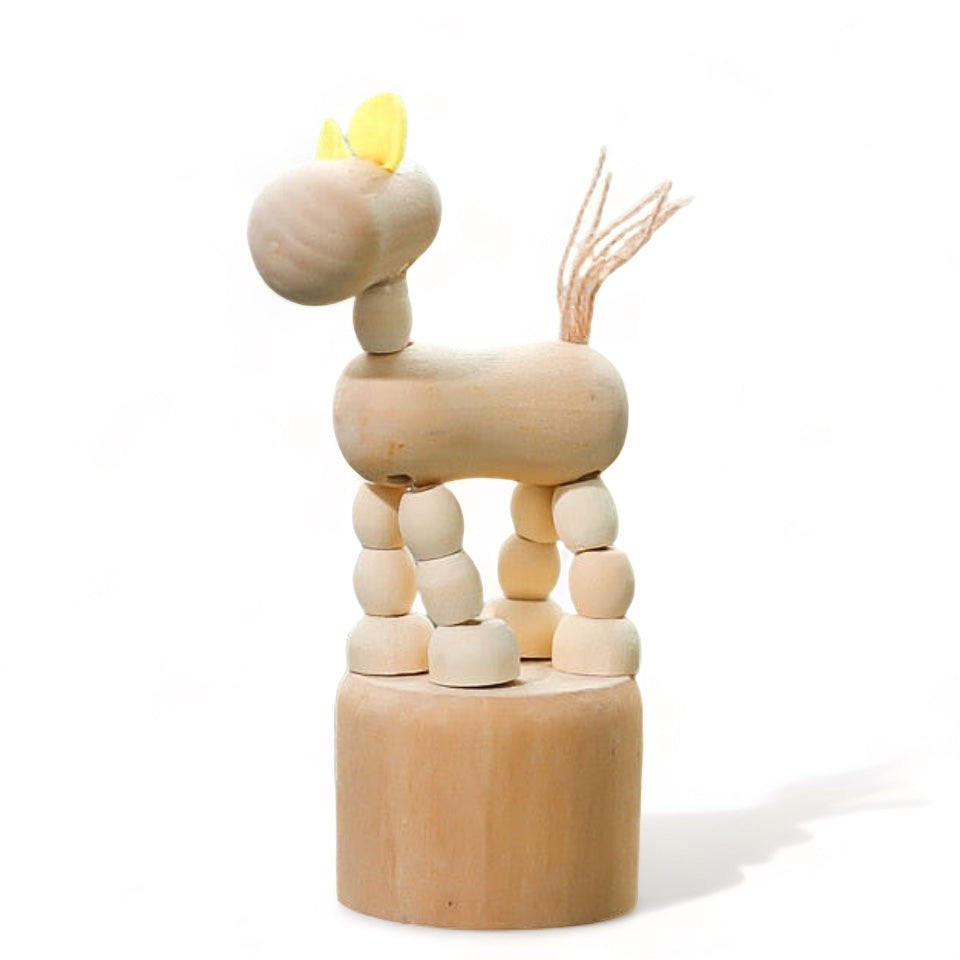 Mini Réplica de Títere en Madera – CARTOON - Minimalist House Shop
