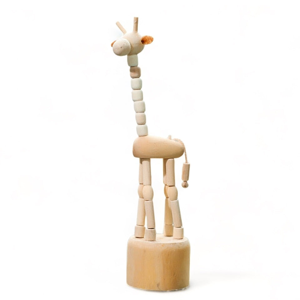 Mini Réplica de Títere en Madera – CARTOON - Minimalist House Shop