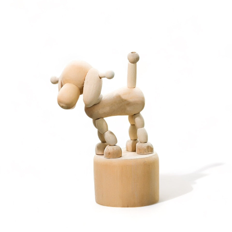 Mini Réplica de Títere en Madera – CARTOON - Minimalist House Shop