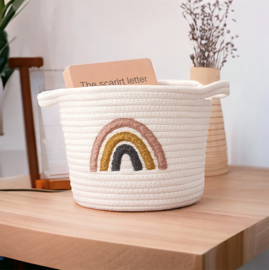 Cesta Organizadora – Arcoíris - Minimalist House Shop