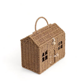 Cesto de rattan - Casinha Baby - Minimalist House Shop