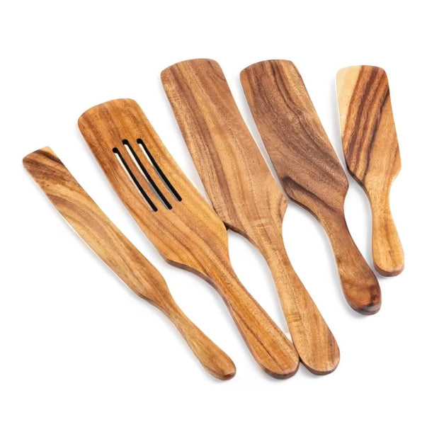 Espátulas de Madera 5 uds – Hacienda de Madera