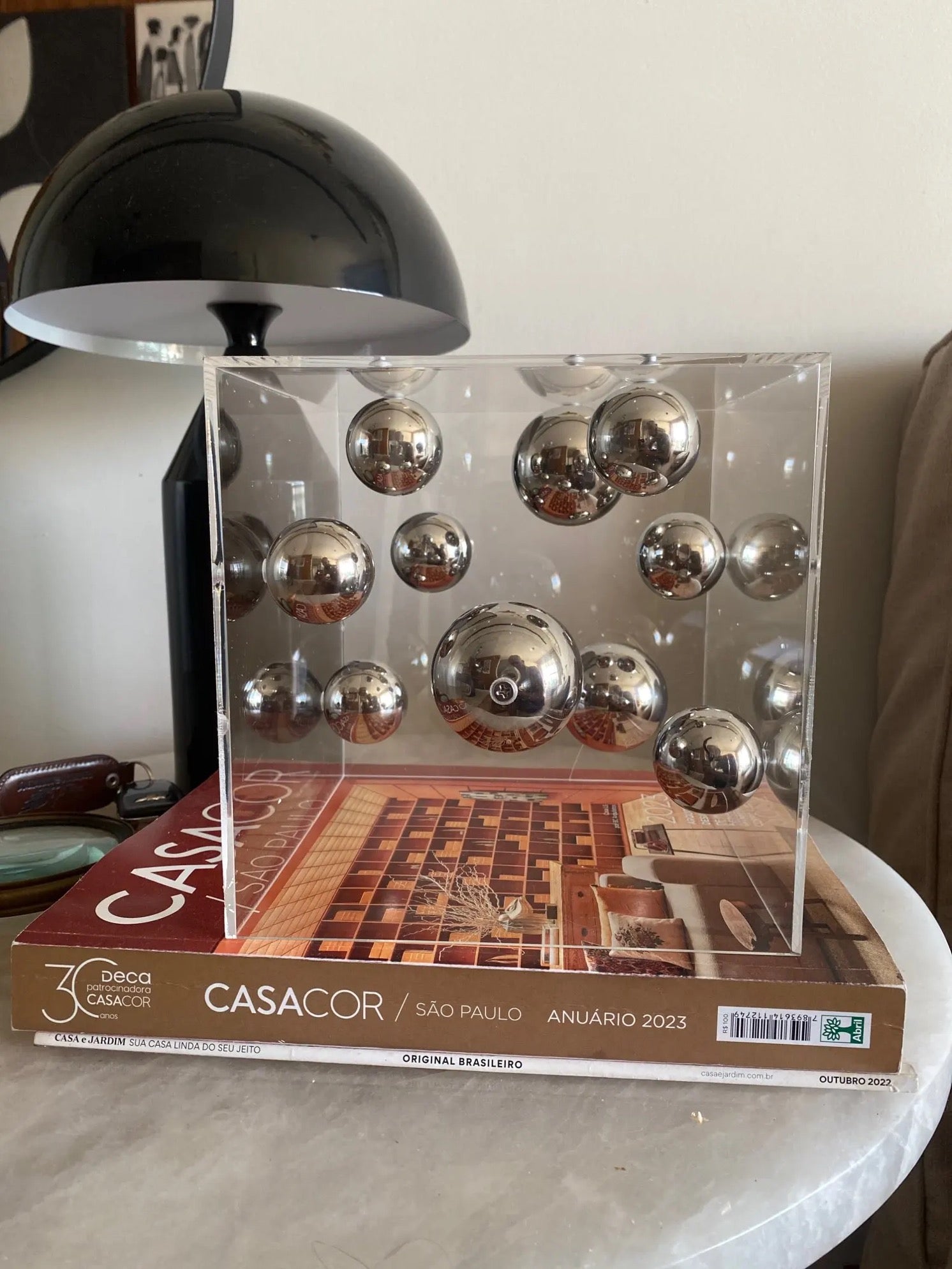 Caja Decorativa de Acrílico María Antonieta - Minimalist House Shop