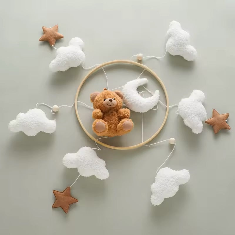 Móvil para Cuna Baby – Osito o Conejito - Minimalist House Shop