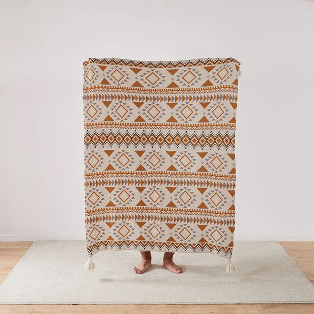 Manta a Cuadros Bohemia – Macia y Confortable - Minimalist House Shop