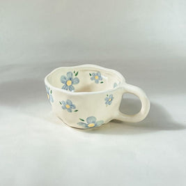 Taza de Cerámica  Margarita Azul