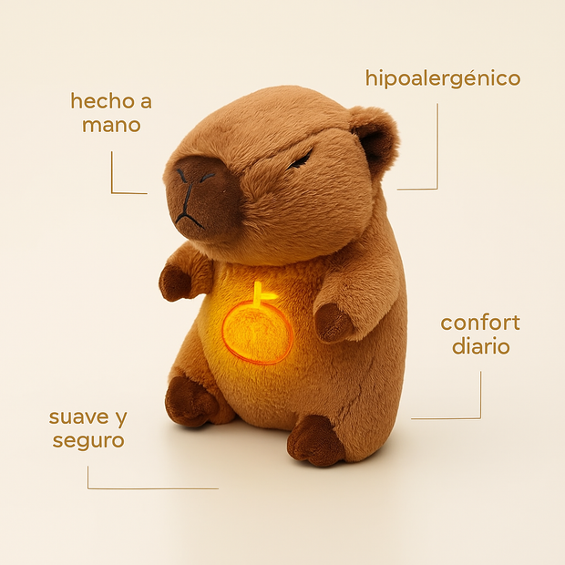 Capibara de Peluche - Colección Noches Tranquilas
