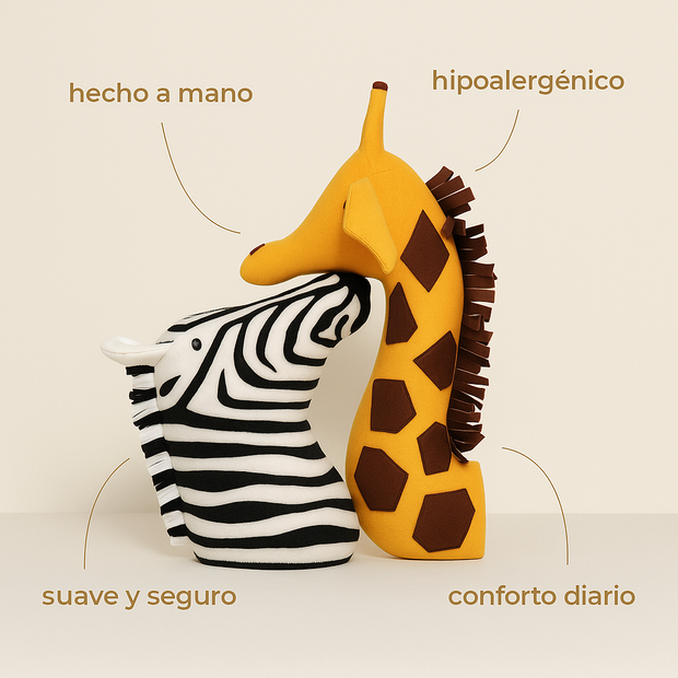 Decoración Infantil de Pared – Zebra y Jirafa