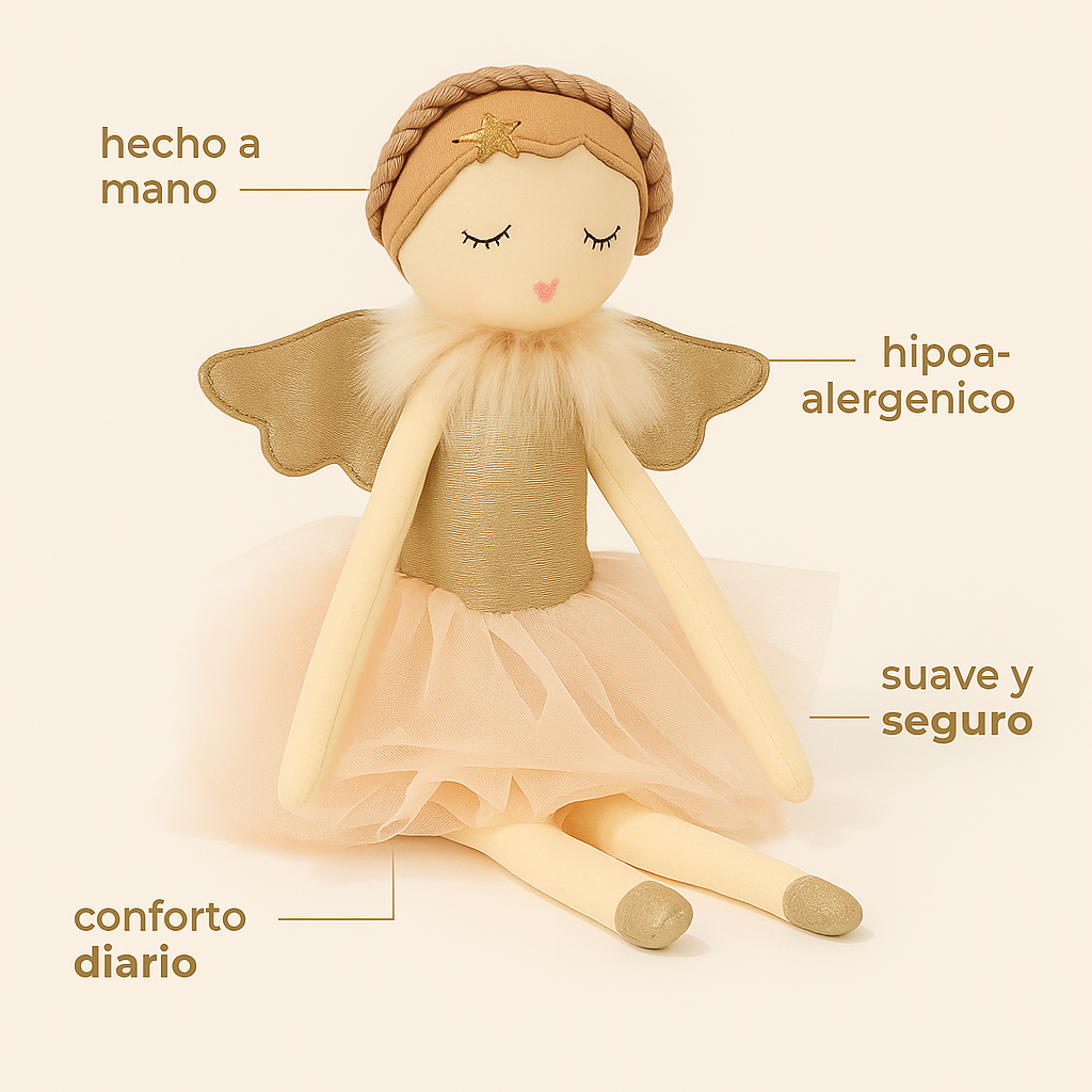 Muñeca de peluche princesa - Minimalist House Shop