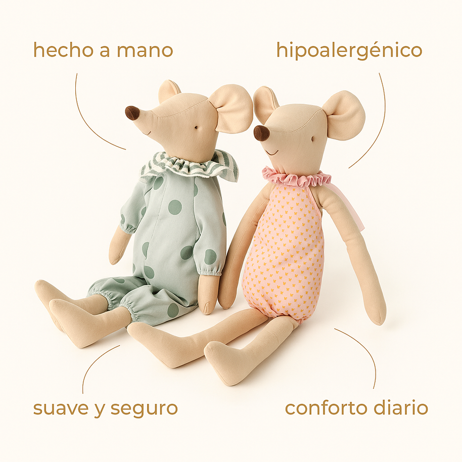 Peluche Ratón – Disponible en 3 tamaños