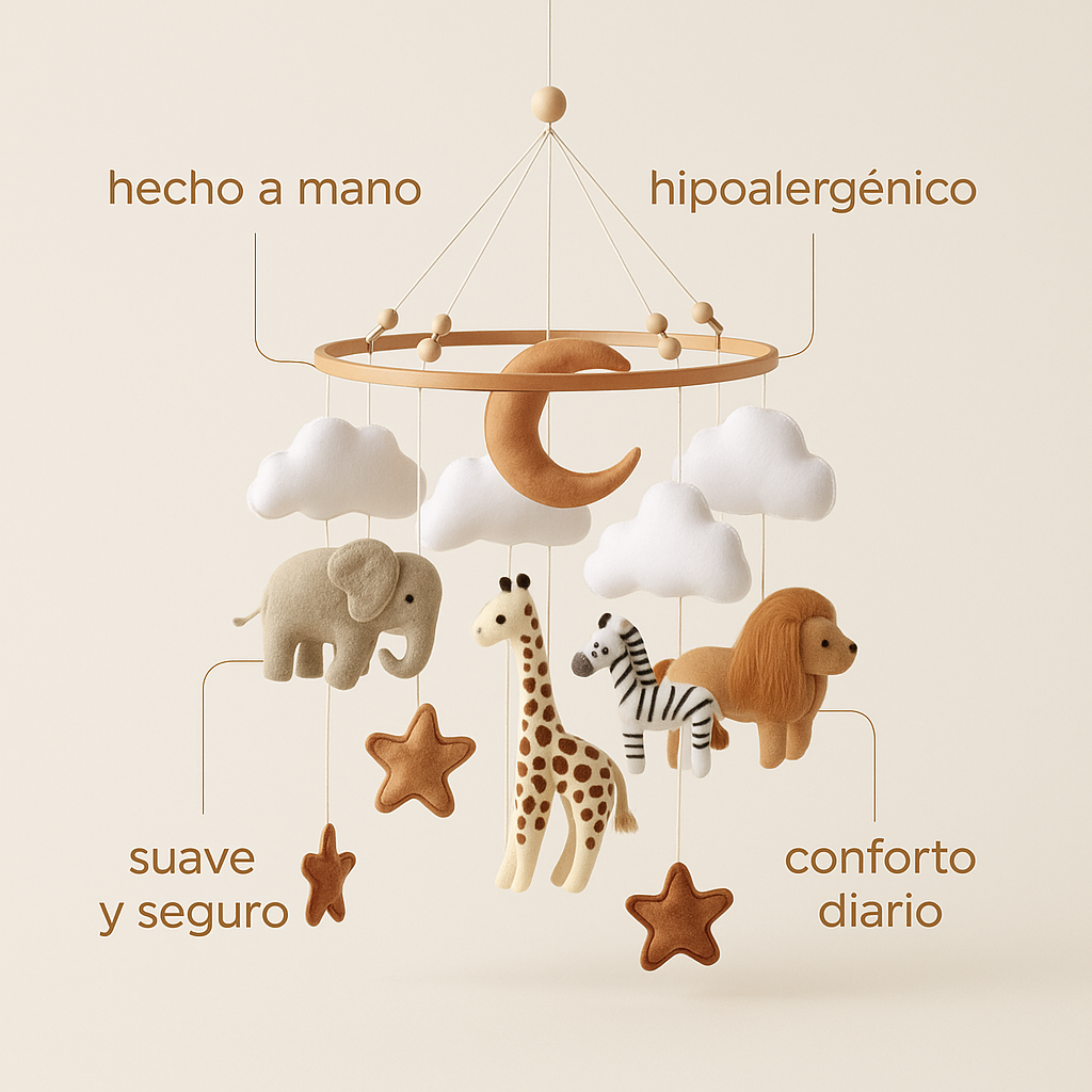 Móvil para Cuna – Animal Kingdom 