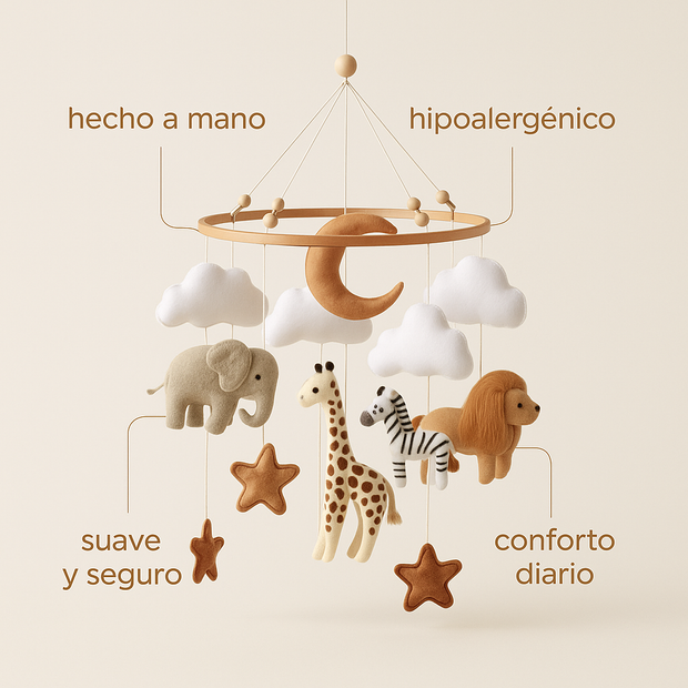 Móvil para Cuna – Animal Kingdom 