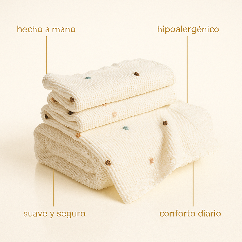 Manta Infantil – Bolitas - Minimalist House Shop