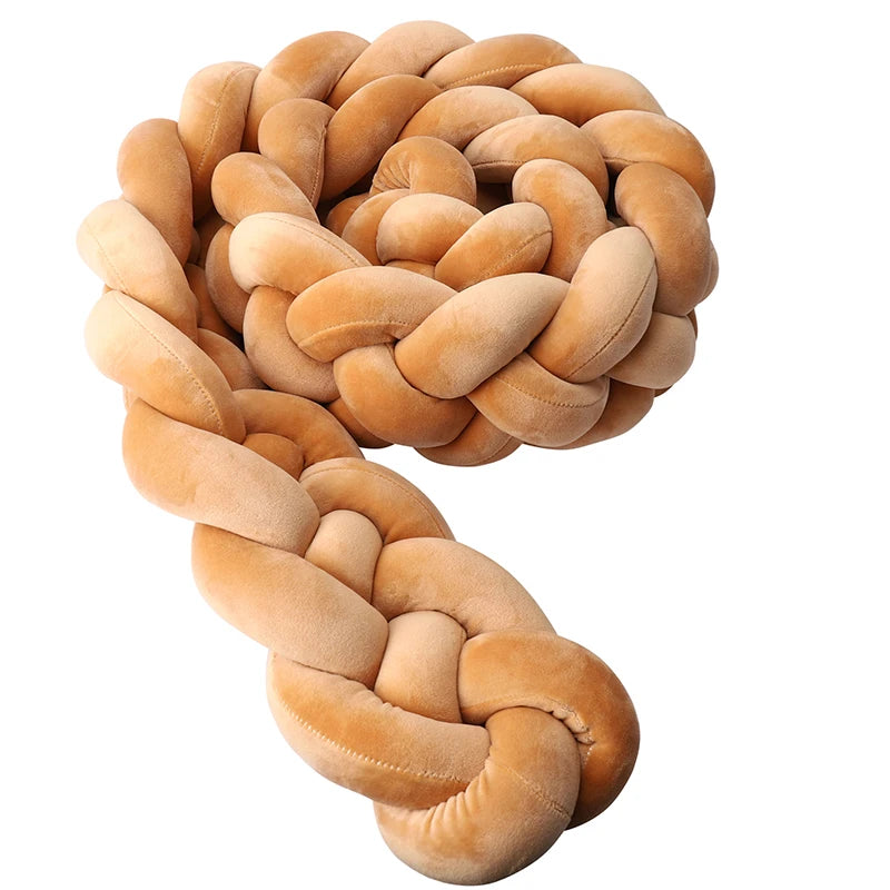 Protector Trenzado para Cuna – Algodón Suave 1M/2M/3M/3.6M - Minimalist House Shop