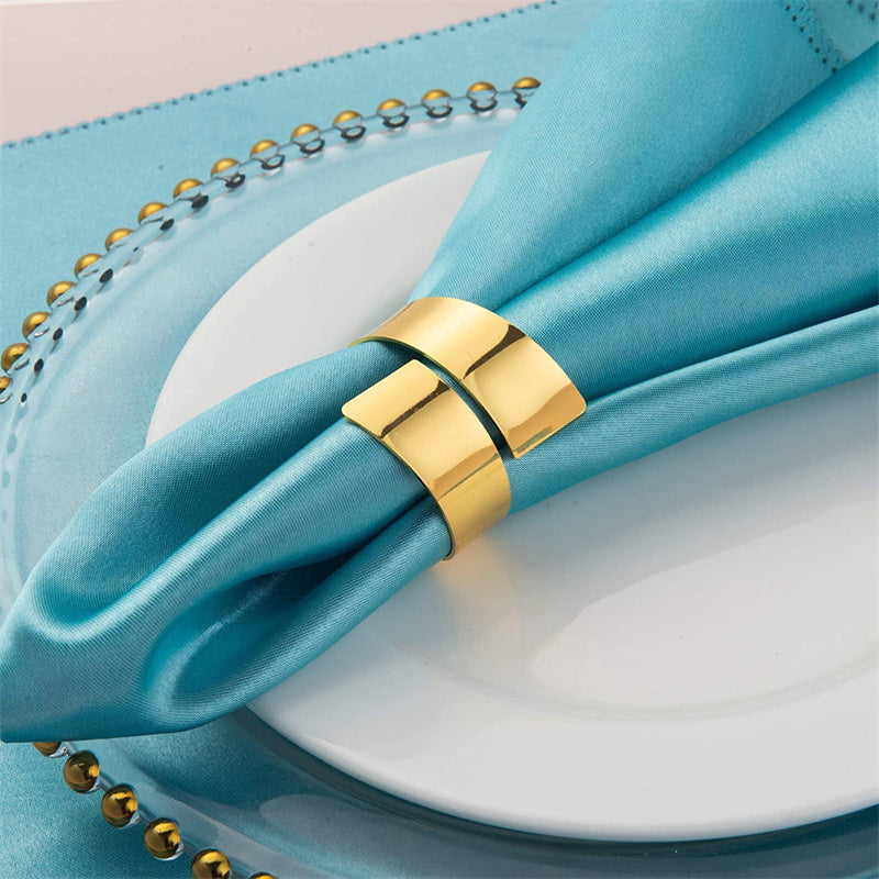 Anillo para Servilletas – GOLD (6 piezas) - Minimalist House Shop