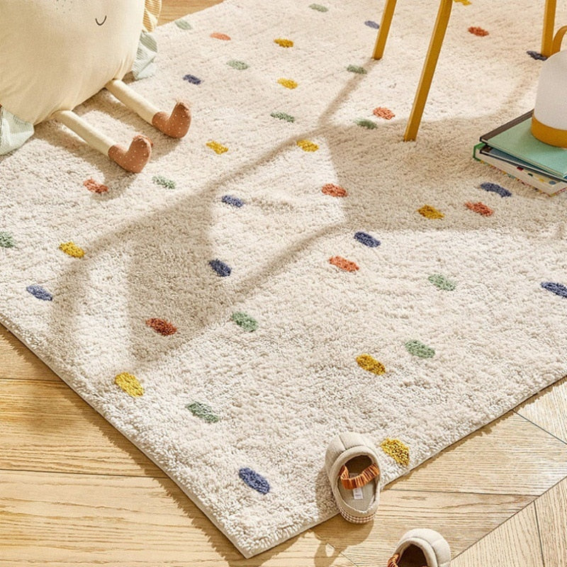 Alfombra infantil da coleção Homebaby da Minimalist House Shop, com cores suaves e design acolhedor para quarto de criança.