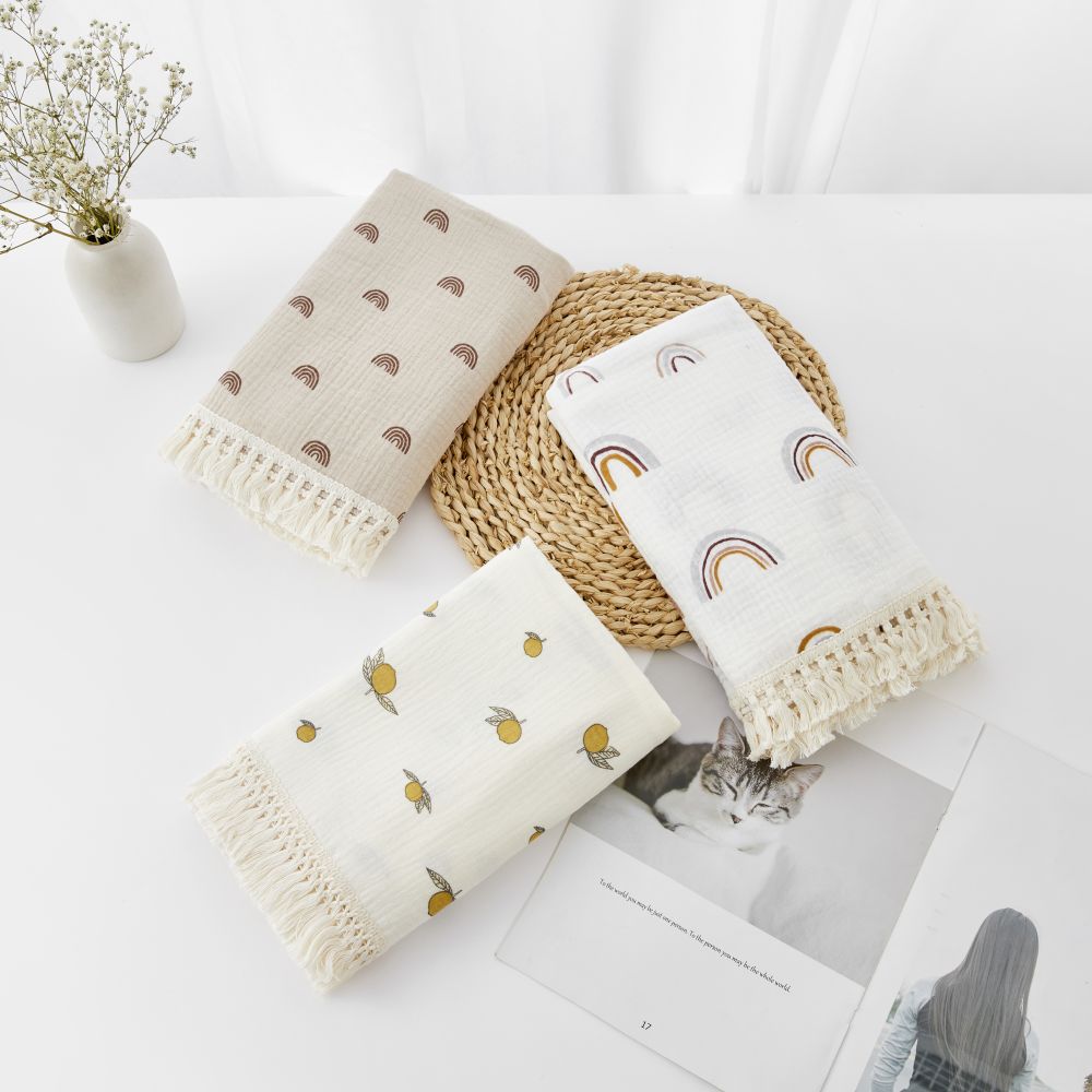 Manta de Muselina para Bebé Recién Nacido – Osito - Minimalist House Shop