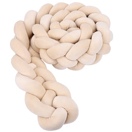 Protector Trenzado para Cuna – Algodón Suave 1M/2M/3M/3.6M - Minimalist House Shop