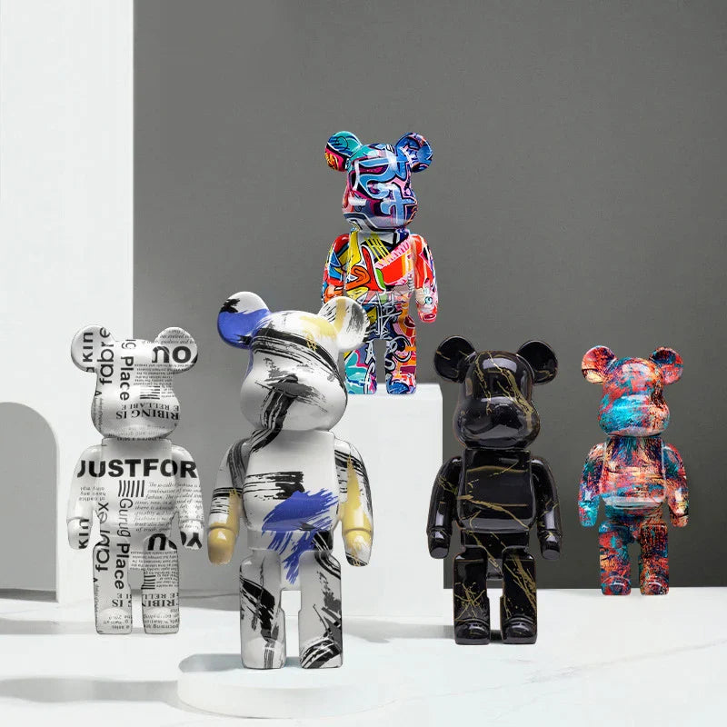 Estatuilla Decorativa Oso Graffiti - Minimalist House Shop