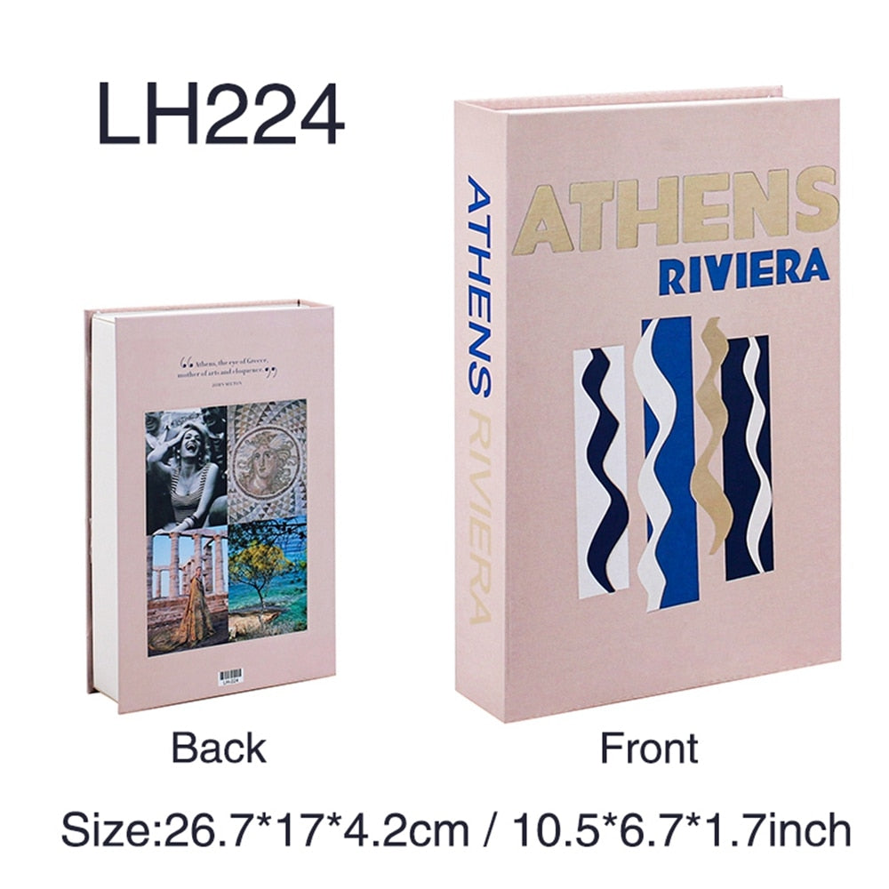Libro Decorativo con Compartimento Secreto – DOLCE VITTA (abierto) - Minimalist House Shop