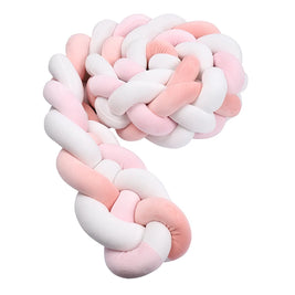 Protector Trenzado para Cuna – Algodón Suave 1M/2M/3M/3.6M - Minimalist House Shop