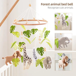 Móvel Safari da Minimalist House Shop, móvel infantil com design de safari, acabamento em madeira clara, ideal para quartos de bebê