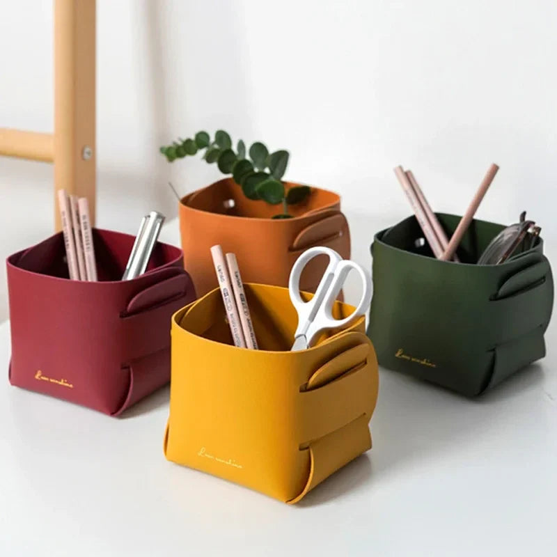Organizador de Oficina OFFICE en Cuero Ecológico - Minimalist House Shop