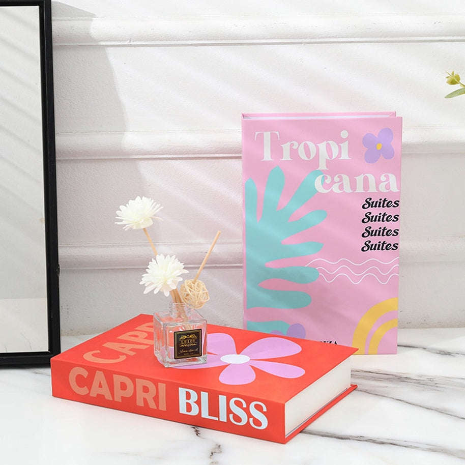 Libro Decorativo con Compartimento Secreto – DOLCE VITTA (abierto)