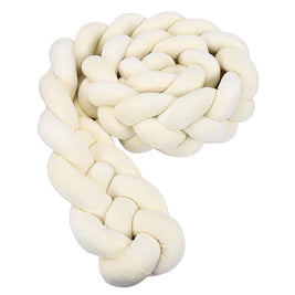 Protector Trenzado para Cuna – Algodón Suave 1M/2M/3M/3.6M - Minimalist House Shop