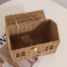 Cesto de rattan - Casinha Baby - Minimalist House Shop