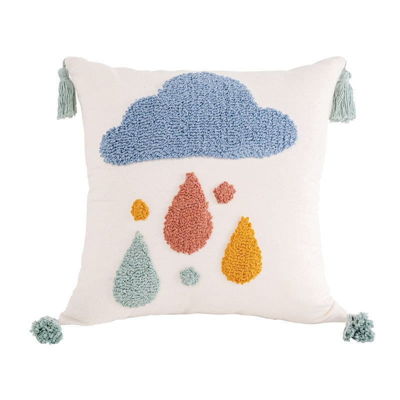 Funda de Cojín – Bohemia Rainbow Kids - Minimalist House Shop