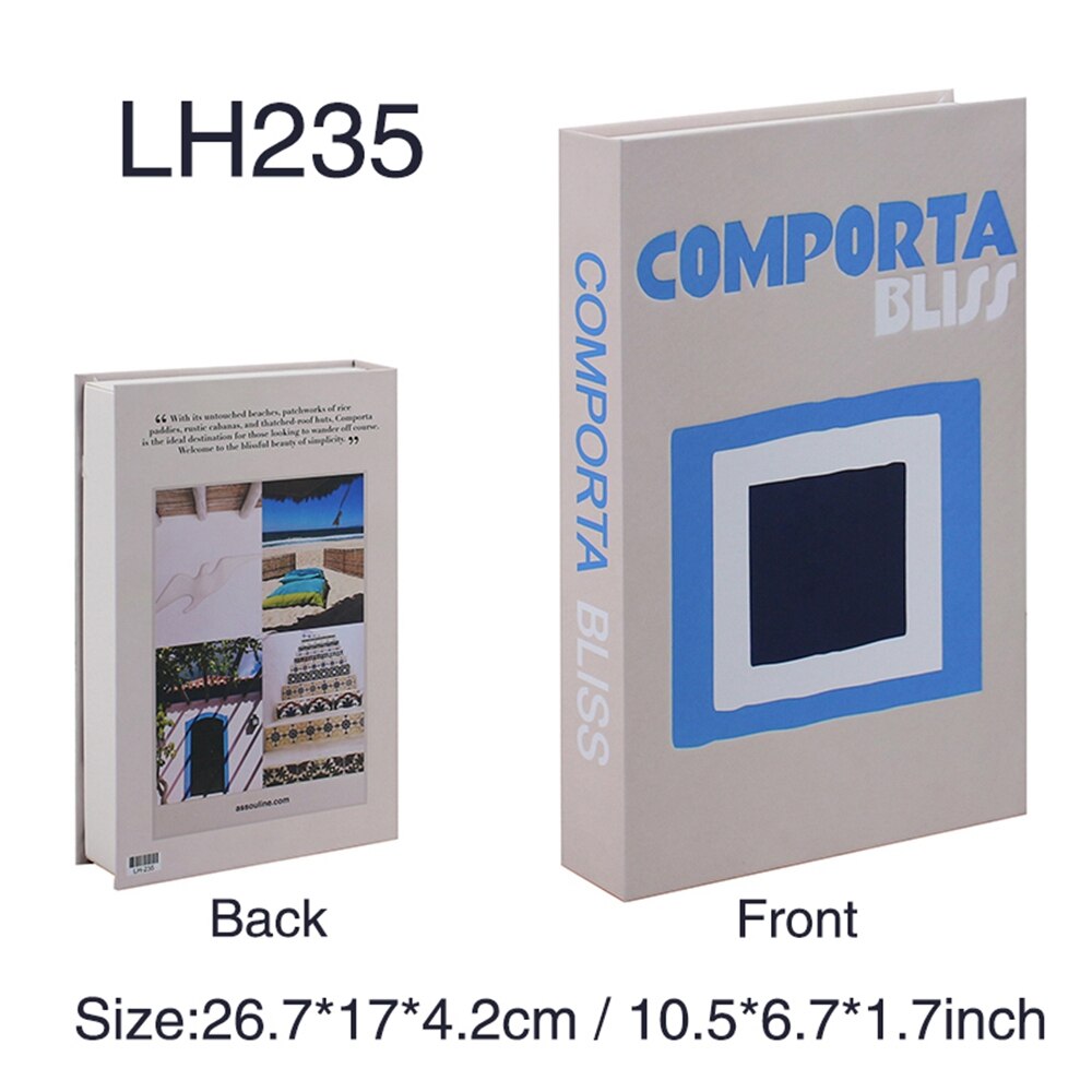 Libro Decorativo con Compartimento Secreto – DOLCE VITTA (abierto) - Minimalist House Shop