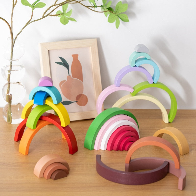 Bloques de Construcción de Madera – Homebaby - Minimalist House Shop