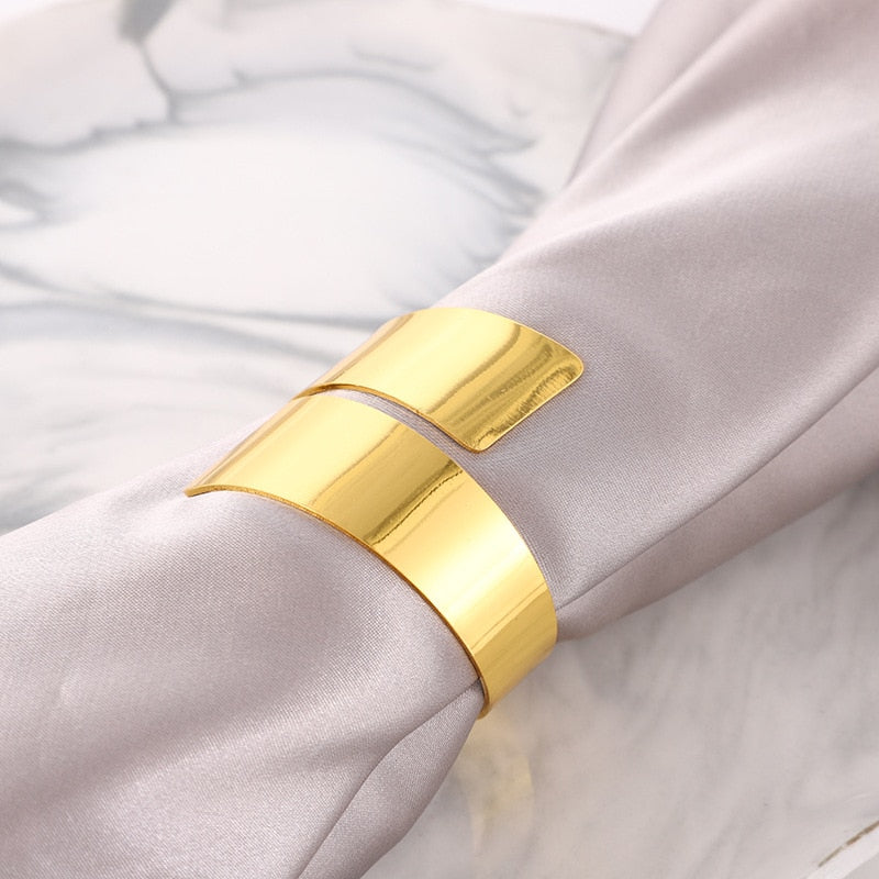 Anillo para Servilletas – GOLD (6 piezas) - Minimalist House Shop
