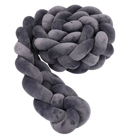 Protector Trenzado para Cuna – Algodón Suave 1M/2M/3M/3.6M - Minimalist House Shop