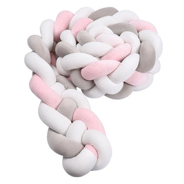 Protector Trenzado para Cuna – Algodón Suave 1M/2M/3M/3.6M - Minimalist House Shop